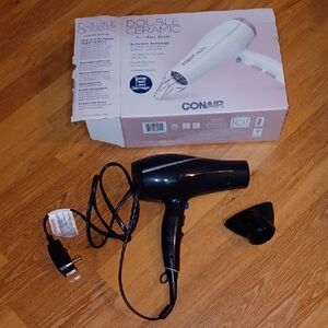 Conair Black Double Ceramic Hair Dryer
